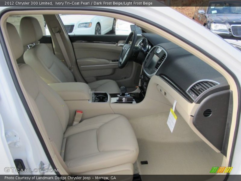 Ivory Tri-Coat Pearl / Dark Frost Beige/Light Frost Beige 2012 Chrysler 300 Limited