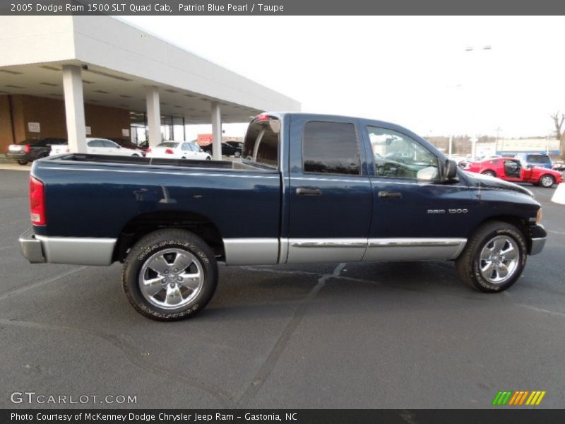 Patriot Blue Pearl / Taupe 2005 Dodge Ram 1500 SLT Quad Cab