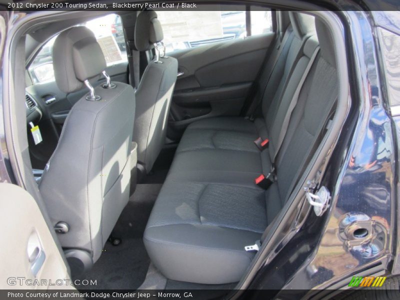 Blackberry Pearl Coat / Black 2012 Chrysler 200 Touring Sedan