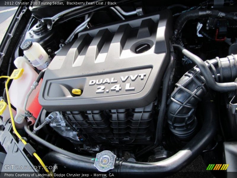 Blackberry Pearl Coat / Black 2012 Chrysler 200 Touring Sedan
