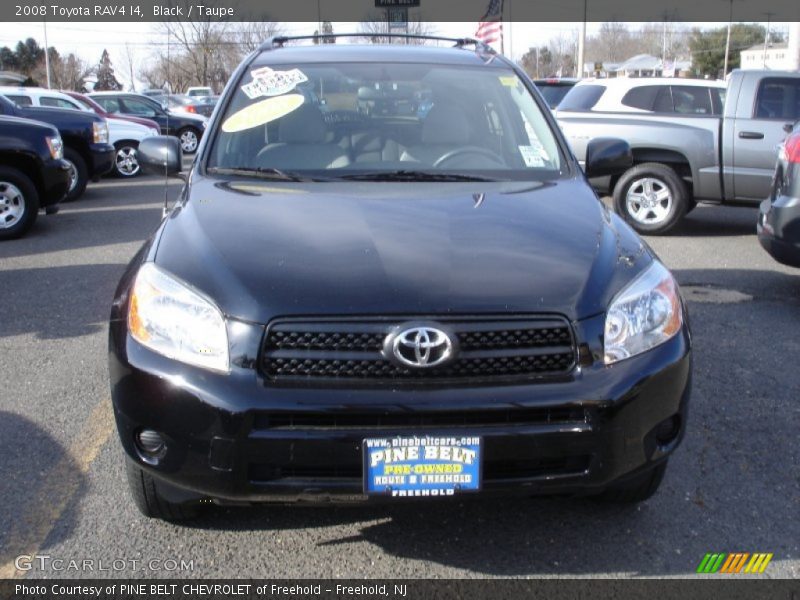 Black / Taupe 2008 Toyota RAV4 I4