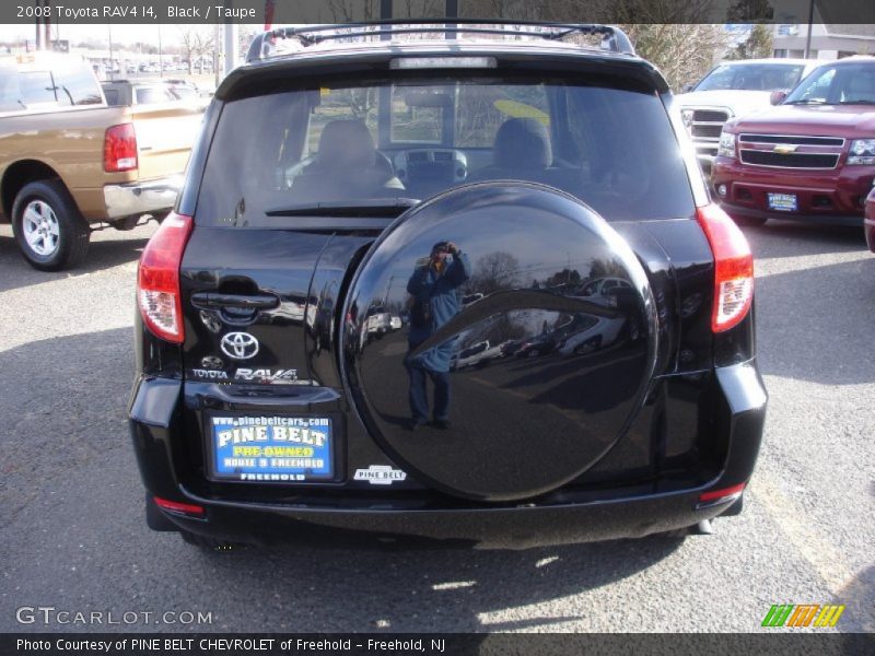 Black / Taupe 2008 Toyota RAV4 I4