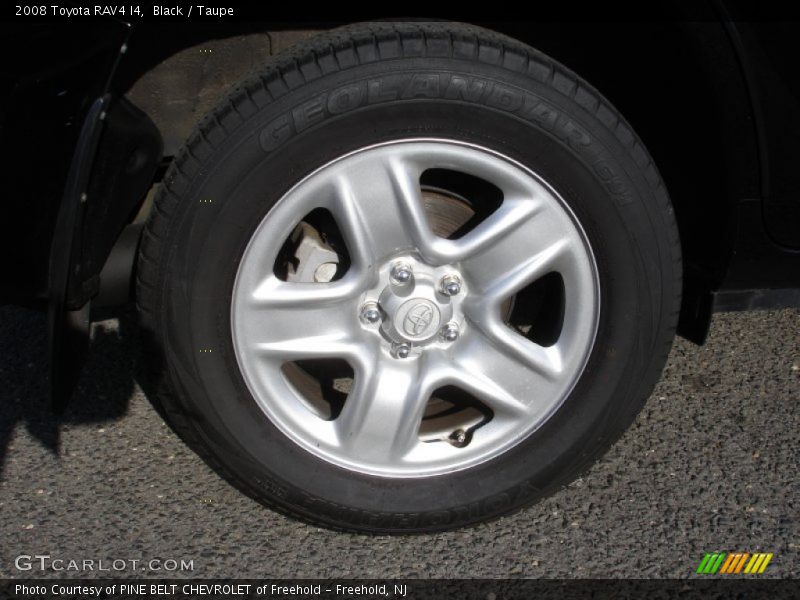Black / Taupe 2008 Toyota RAV4 I4
