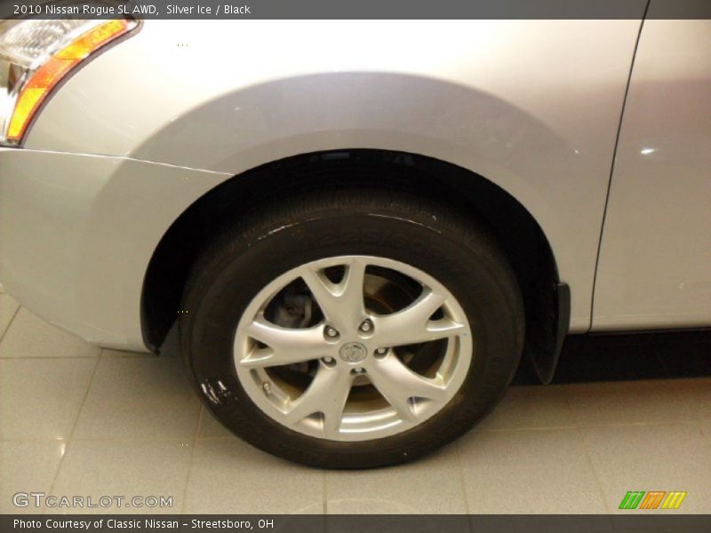 Silver Ice / Black 2010 Nissan Rogue SL AWD