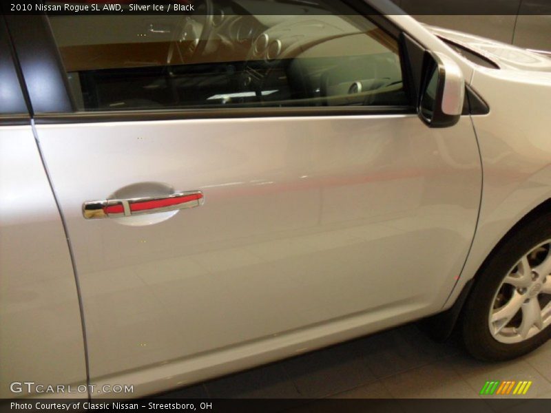 Silver Ice / Black 2010 Nissan Rogue SL AWD