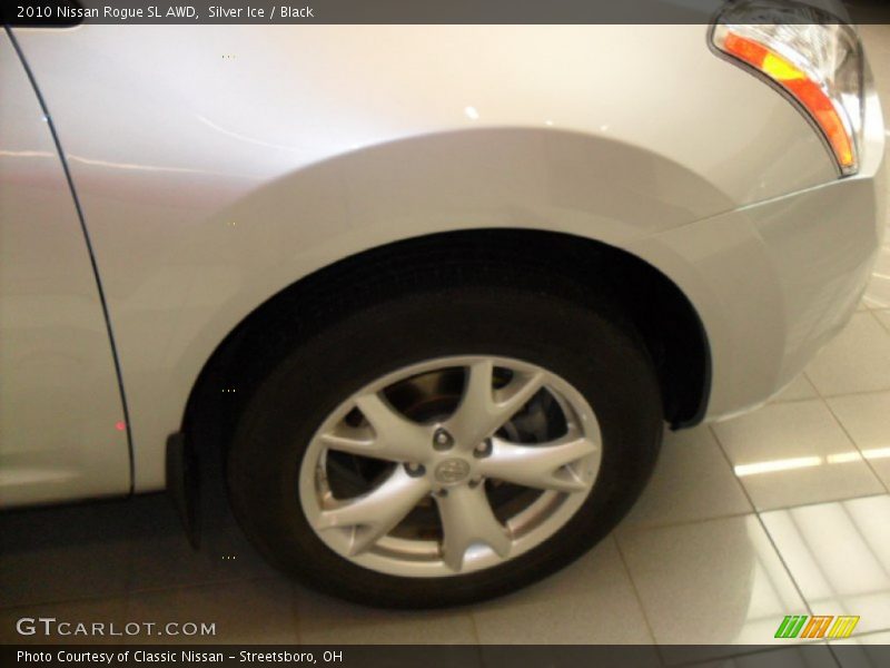 Silver Ice / Black 2010 Nissan Rogue SL AWD