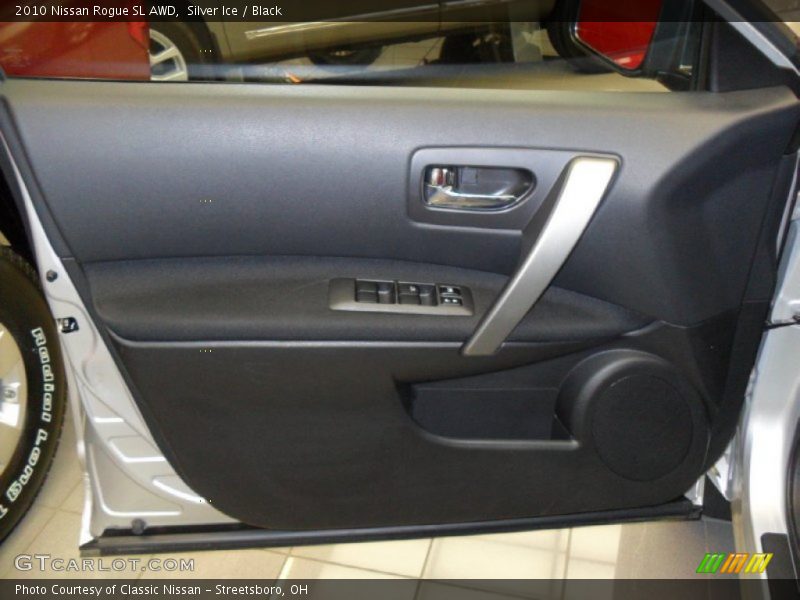 Silver Ice / Black 2010 Nissan Rogue SL AWD