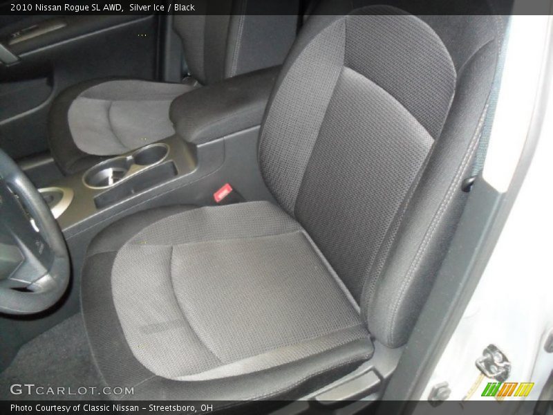 Silver Ice / Black 2010 Nissan Rogue SL AWD