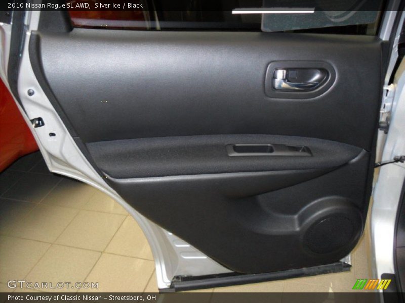 Silver Ice / Black 2010 Nissan Rogue SL AWD