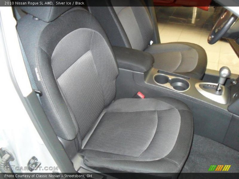 Silver Ice / Black 2010 Nissan Rogue SL AWD