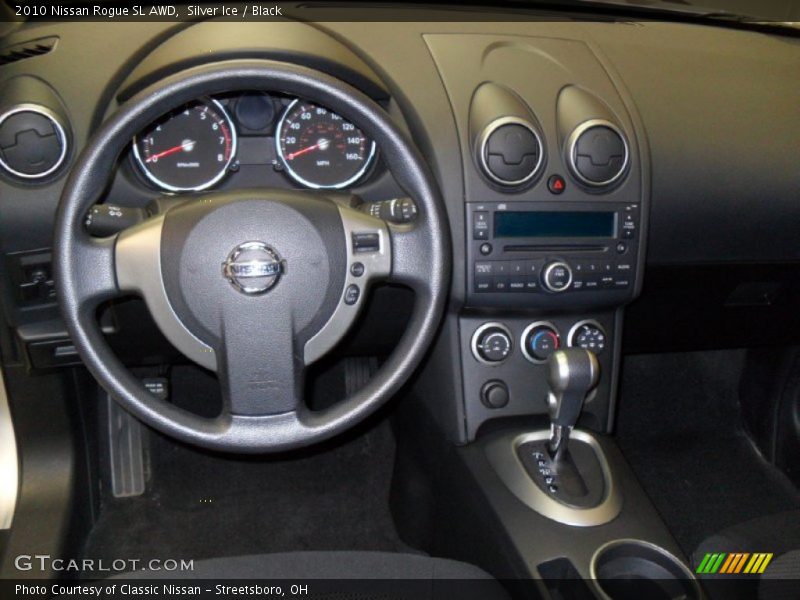 Silver Ice / Black 2010 Nissan Rogue SL AWD