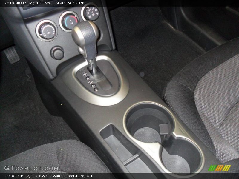 Silver Ice / Black 2010 Nissan Rogue SL AWD