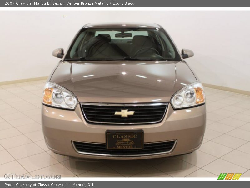 Amber Bronze Metallic / Ebony Black 2007 Chevrolet Malibu LT Sedan