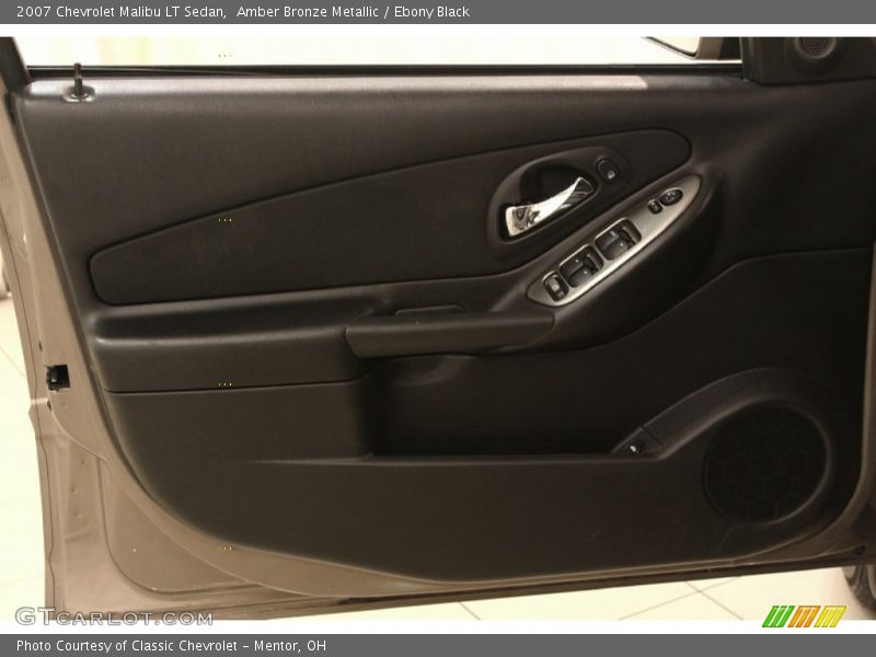 Amber Bronze Metallic / Ebony Black 2007 Chevrolet Malibu LT Sedan