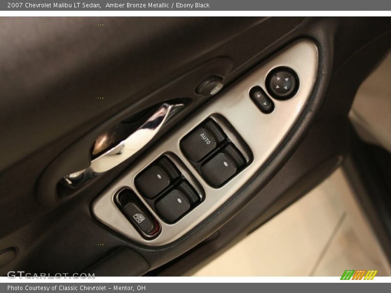 Amber Bronze Metallic / Ebony Black 2007 Chevrolet Malibu LT Sedan