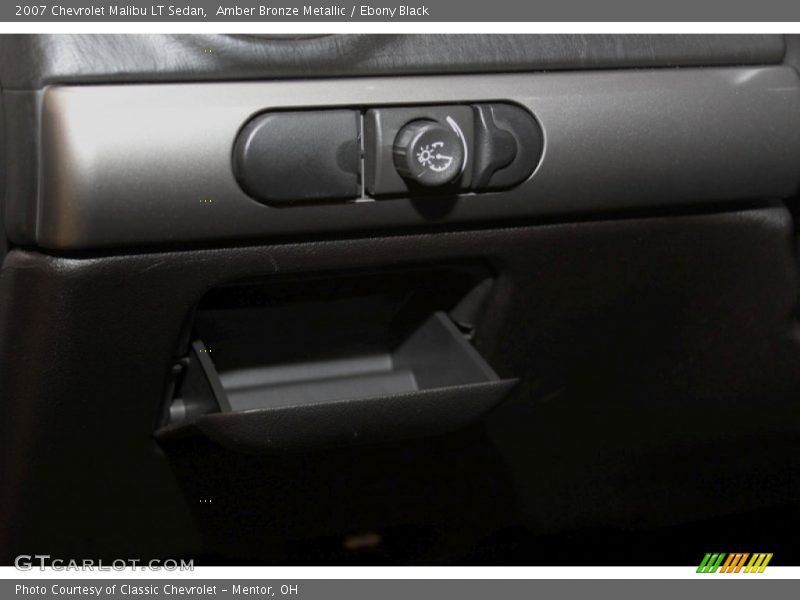 Amber Bronze Metallic / Ebony Black 2007 Chevrolet Malibu LT Sedan