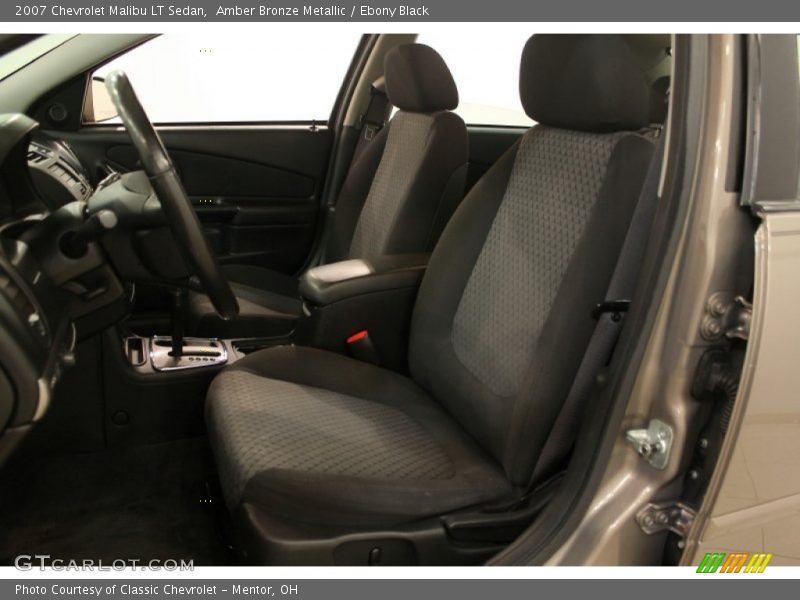 Amber Bronze Metallic / Ebony Black 2007 Chevrolet Malibu LT Sedan