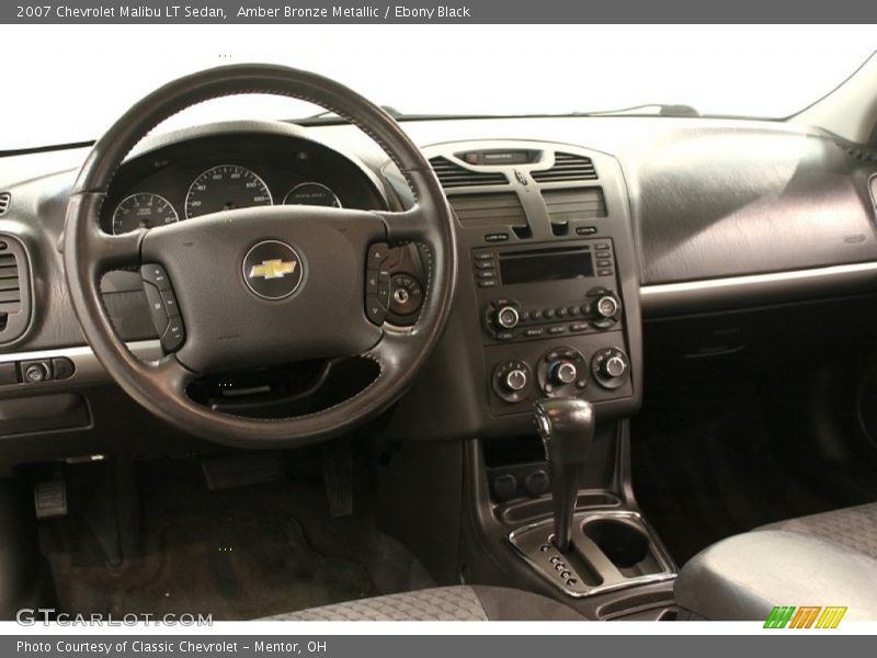Amber Bronze Metallic / Ebony Black 2007 Chevrolet Malibu LT Sedan