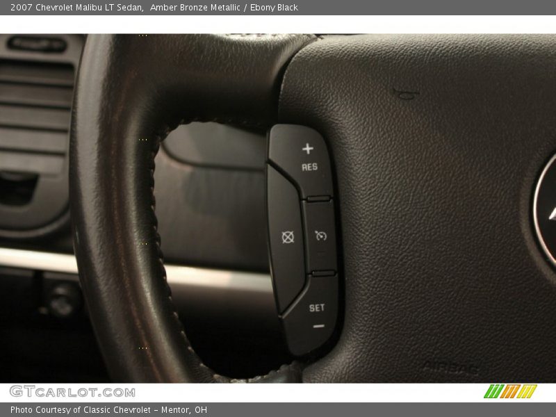 Amber Bronze Metallic / Ebony Black 2007 Chevrolet Malibu LT Sedan