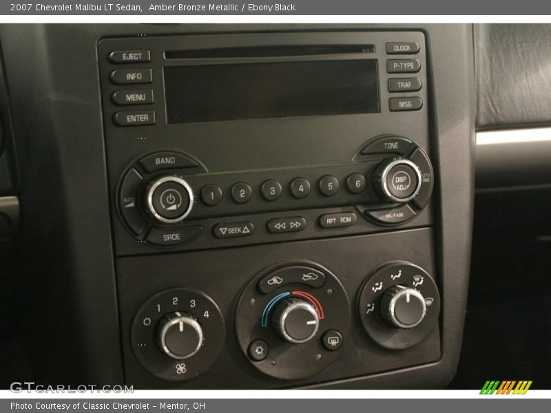 Amber Bronze Metallic / Ebony Black 2007 Chevrolet Malibu LT Sedan