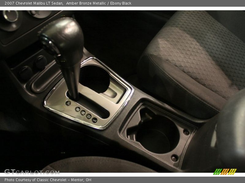Amber Bronze Metallic / Ebony Black 2007 Chevrolet Malibu LT Sedan