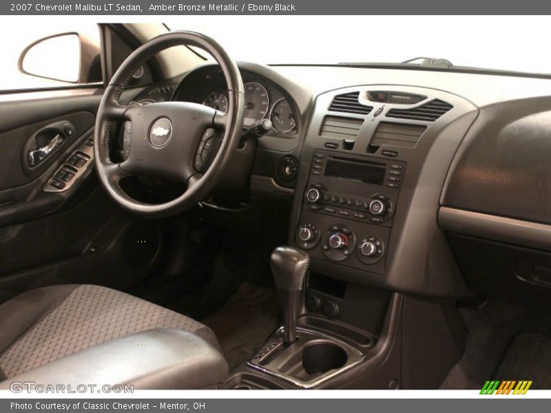 Amber Bronze Metallic / Ebony Black 2007 Chevrolet Malibu LT Sedan