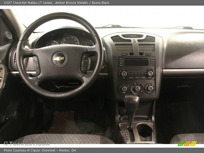 Amber Bronze Metallic / Ebony Black 2007 Chevrolet Malibu LT Sedan