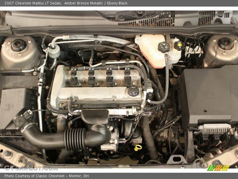 Amber Bronze Metallic / Ebony Black 2007 Chevrolet Malibu LT Sedan