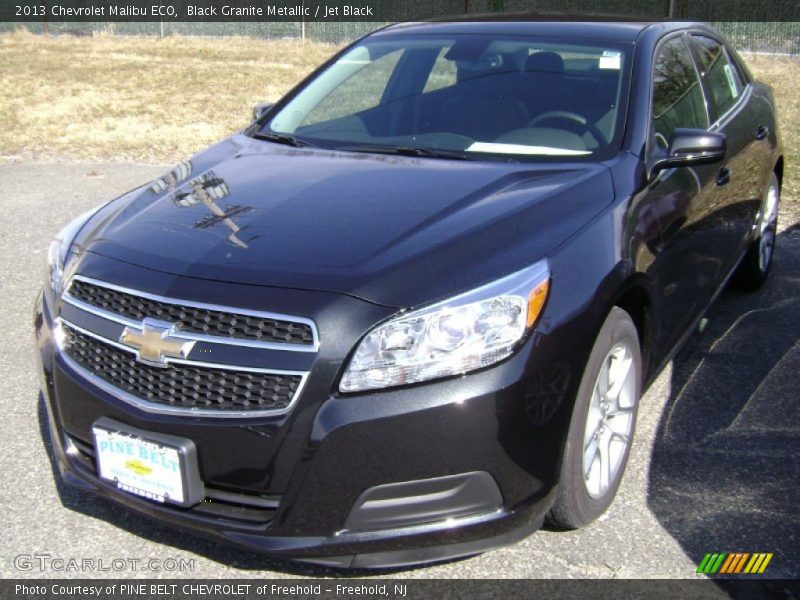 Black Granite Metallic / Jet Black 2013 Chevrolet Malibu ECO