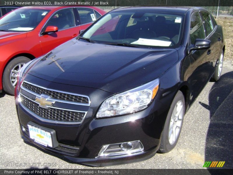 Black Granite Metallic / Jet Black 2013 Chevrolet Malibu ECO