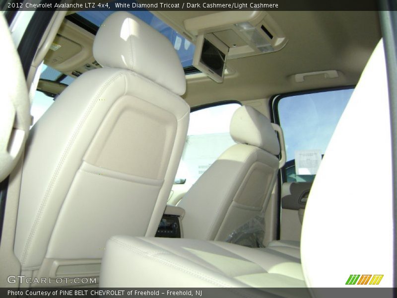 White Diamond Tricoat / Dark Cashmere/Light Cashmere 2012 Chevrolet Avalanche LTZ 4x4