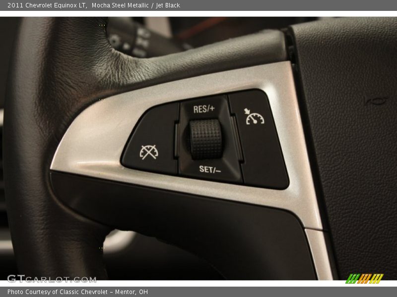 Mocha Steel Metallic / Jet Black 2011 Chevrolet Equinox LT