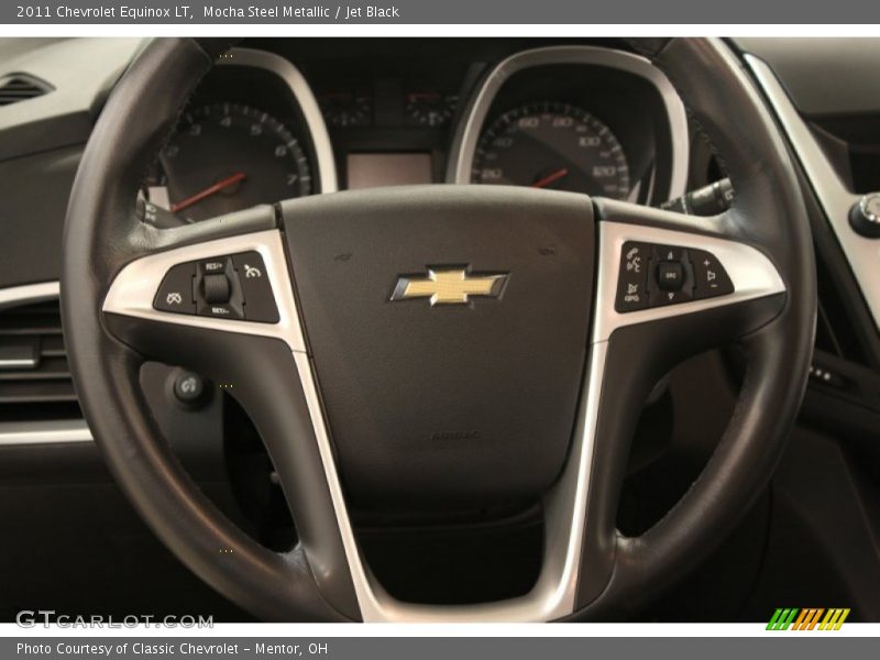 Mocha Steel Metallic / Jet Black 2011 Chevrolet Equinox LT