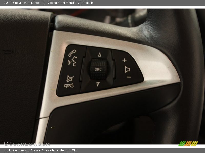 Mocha Steel Metallic / Jet Black 2011 Chevrolet Equinox LT