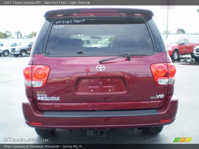 Salsa Red Pearl / Light Charcoal 2007 Toyota Sequoia SR5