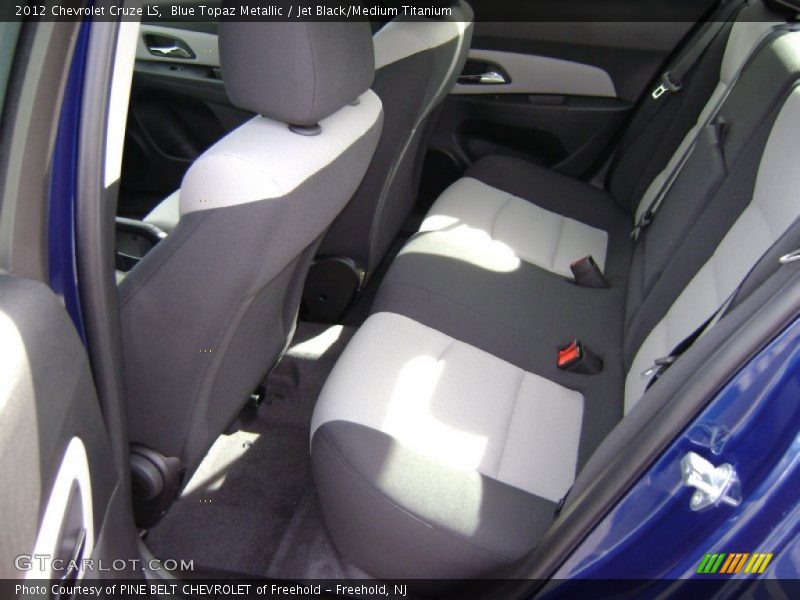 Blue Topaz Metallic / Jet Black/Medium Titanium 2012 Chevrolet Cruze LS