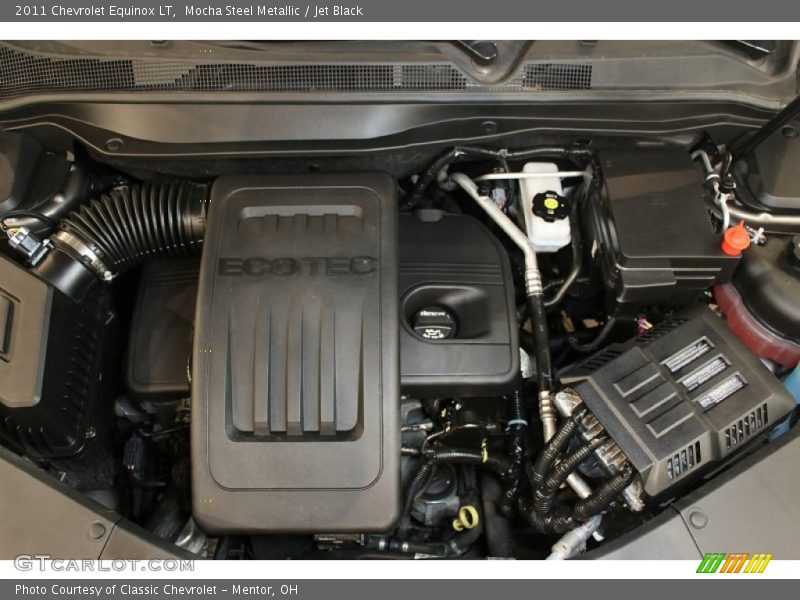 Mocha Steel Metallic / Jet Black 2011 Chevrolet Equinox LT