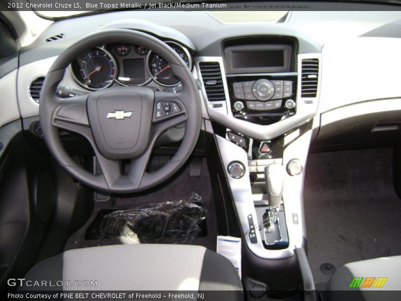 Blue Topaz Metallic / Jet Black/Medium Titanium 2012 Chevrolet Cruze LS