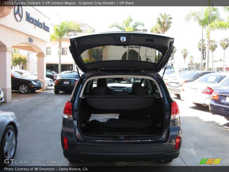Graphite Gray Metallic / Off Black 2011 Subaru Outback 3.6R Limited Wagon