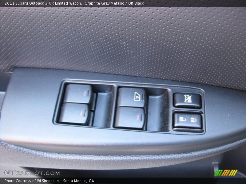 Graphite Gray Metallic / Off Black 2011 Subaru Outback 3.6R Limited Wagon