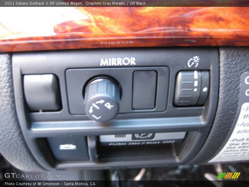 Graphite Gray Metallic / Off Black 2011 Subaru Outback 3.6R Limited Wagon