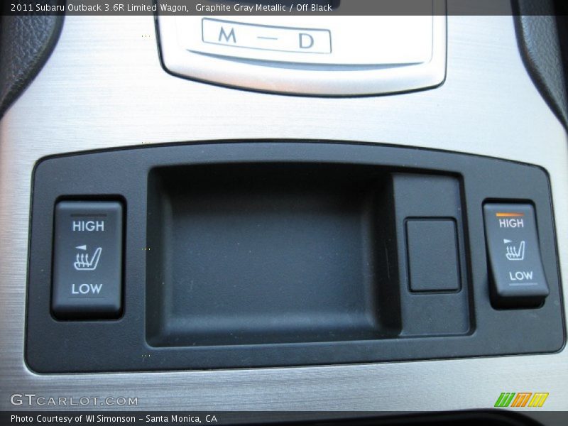 Graphite Gray Metallic / Off Black 2011 Subaru Outback 3.6R Limited Wagon