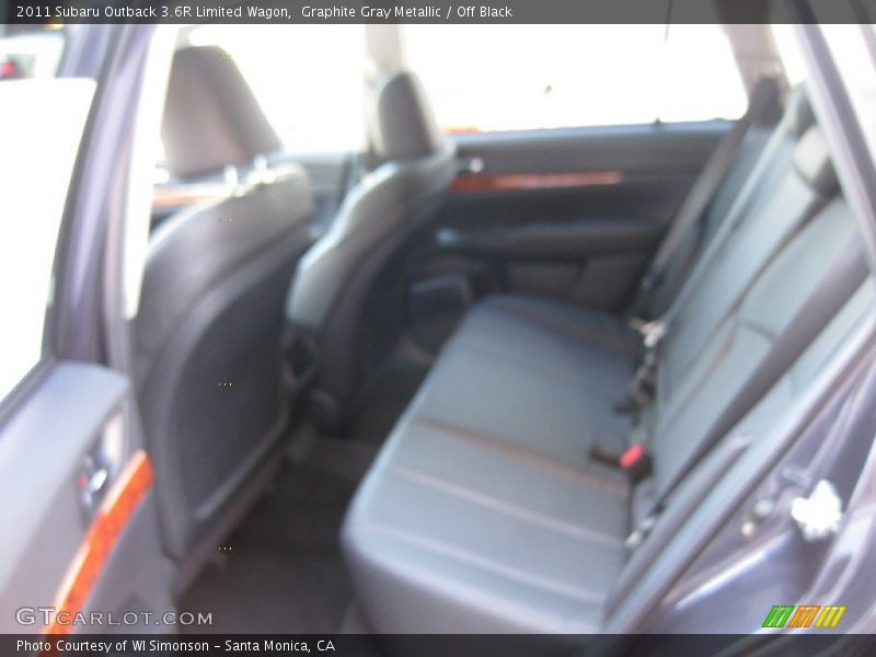 Graphite Gray Metallic / Off Black 2011 Subaru Outback 3.6R Limited Wagon