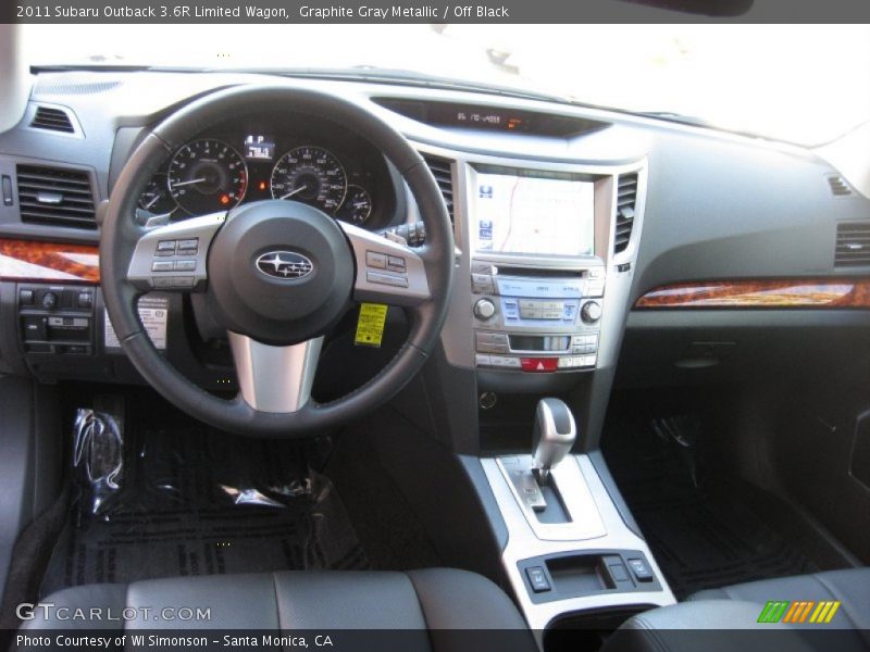 Graphite Gray Metallic / Off Black 2011 Subaru Outback 3.6R Limited Wagon