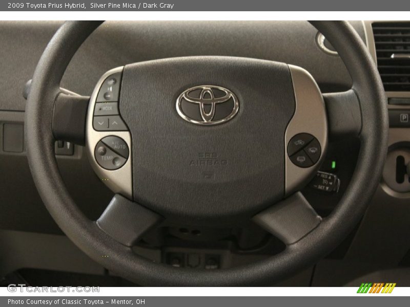 Silver Pine Mica / Dark Gray 2009 Toyota Prius Hybrid