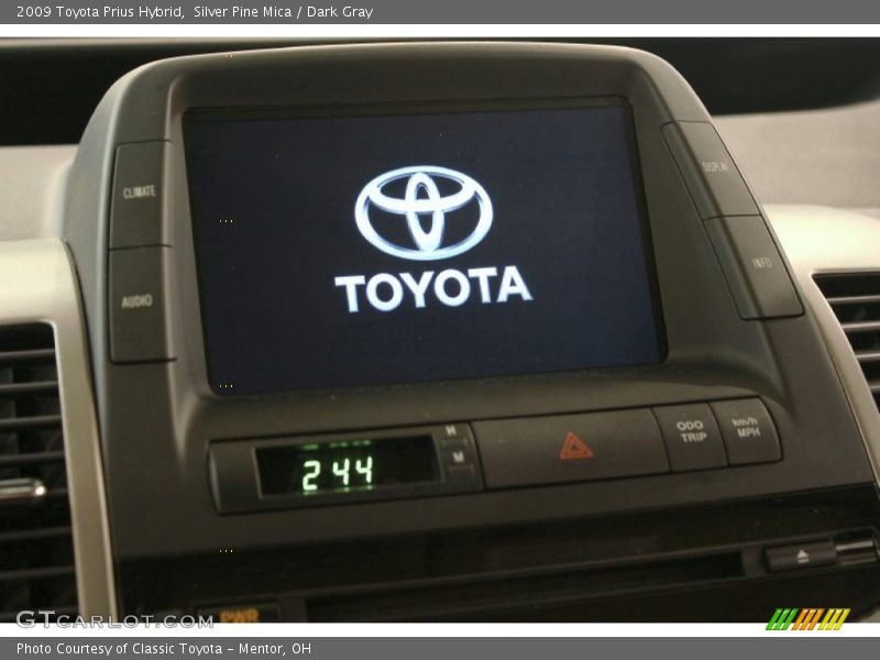 Silver Pine Mica / Dark Gray 2009 Toyota Prius Hybrid