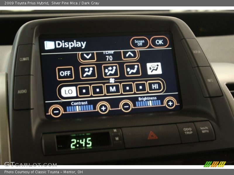 Silver Pine Mica / Dark Gray 2009 Toyota Prius Hybrid