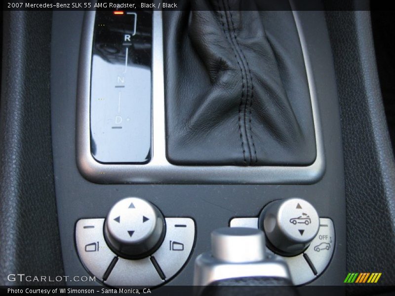 Black / Black 2007 Mercedes-Benz SLK 55 AMG Roadster