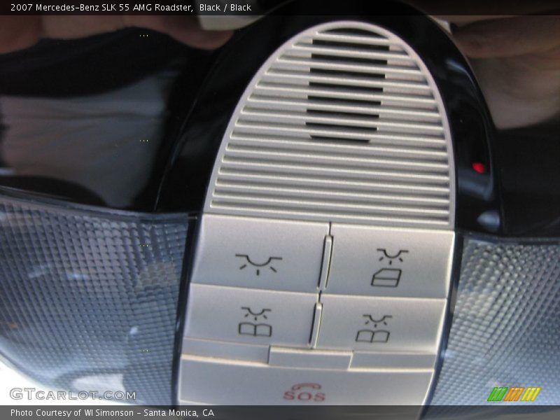 Black / Black 2007 Mercedes-Benz SLK 55 AMG Roadster