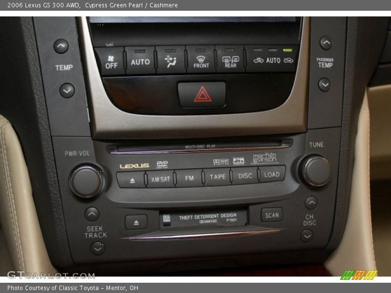 Cypress Green Pearl / Cashmere 2006 Lexus GS 300 AWD